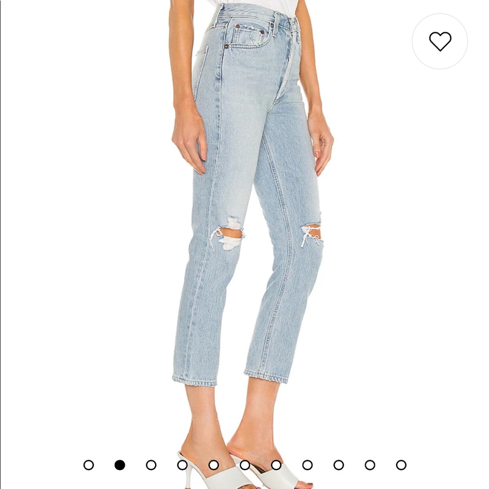 AGOLDE “Riley” crop high rise jeans - Picture 5 of 7